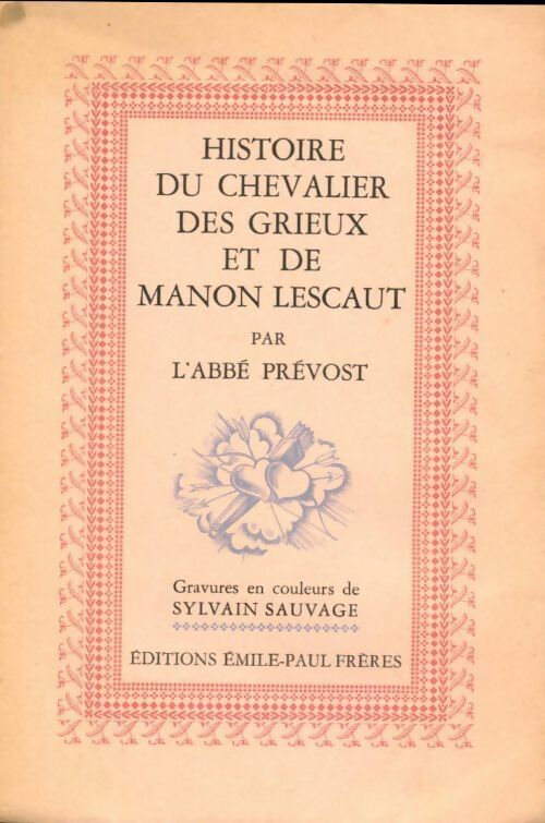 Livrenpoche : Histoire du chevalier des Grieux et de Manon Lescaut - Abbé Prévost - Livre