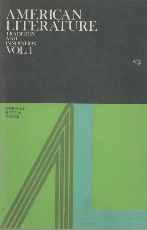 Livrenpoche : American literature Tome I - Collectif - Livre