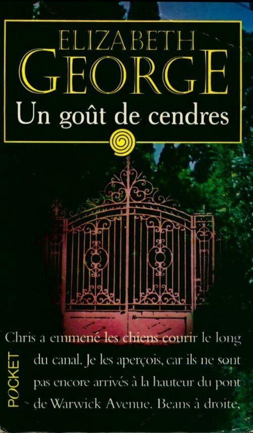 Livrenpoche : Un goût de cendres - Elizabeth George - Livre