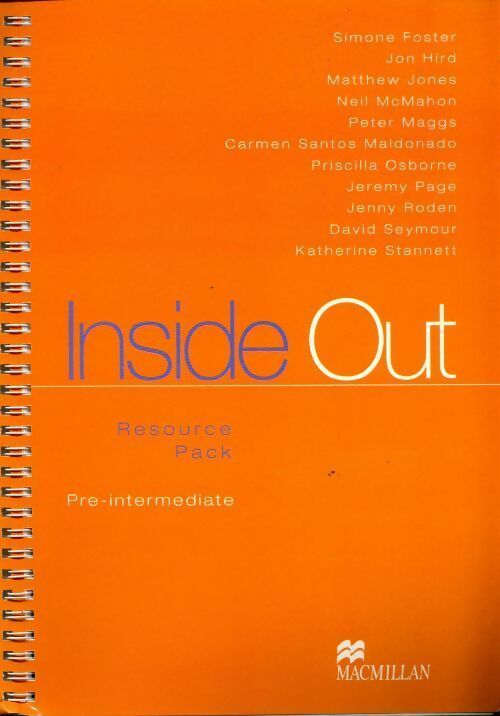 Inside out pre intermediate. Resource pack - Collectif -  Macmillan GF - Livre