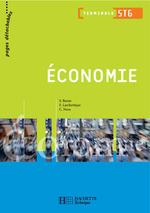 Livrenpoche : Economie Terminale STG - Sylvie Baron - Livre