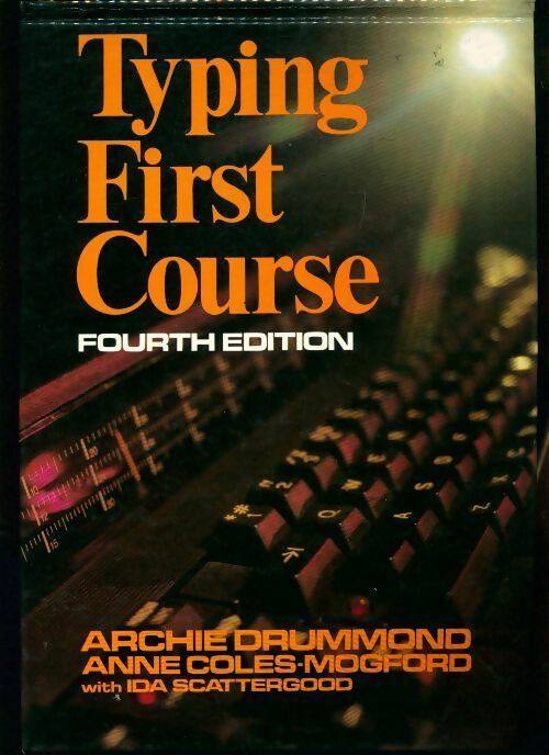 Livrenpoche : Typing first course - A.M. Drummond - Livre
