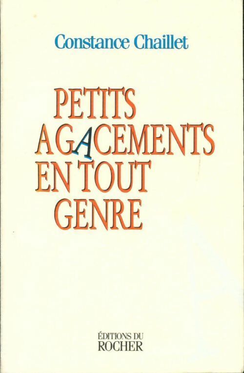 Livrenpoche : Petits agacements en tout genre - Constance Chaillet - Livre