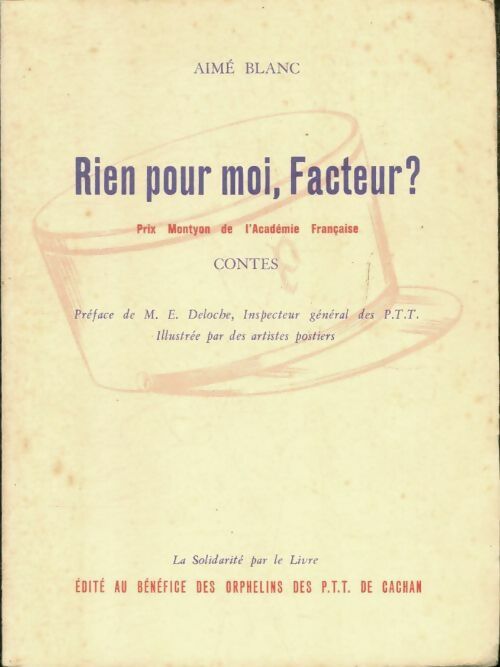 Livrenpoche : Rien pour moi, facteur ? - Aimé Blanc - Livre