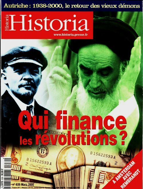 Livrenpoche : Historia n°639 : Qui finance les révolutions ? - Collectif - Livre