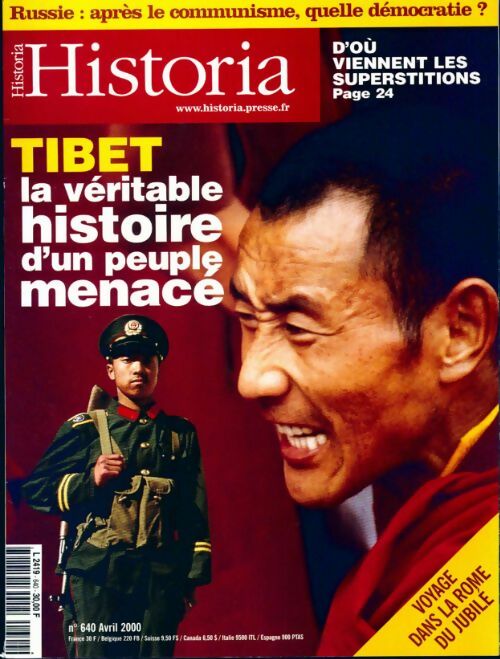 Livrenpoche : Historia n°640 : Tibet - Collectif - Livre