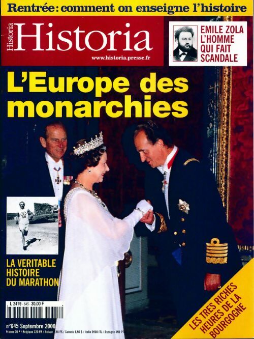 Livrenpoche : Historia n°645 : L'Europe des monarchies - Collectif - Livre