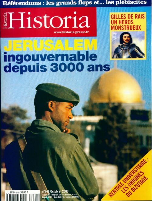 Livrenpoche : Historia n°646 : Jérusalem - Collectif - Livre