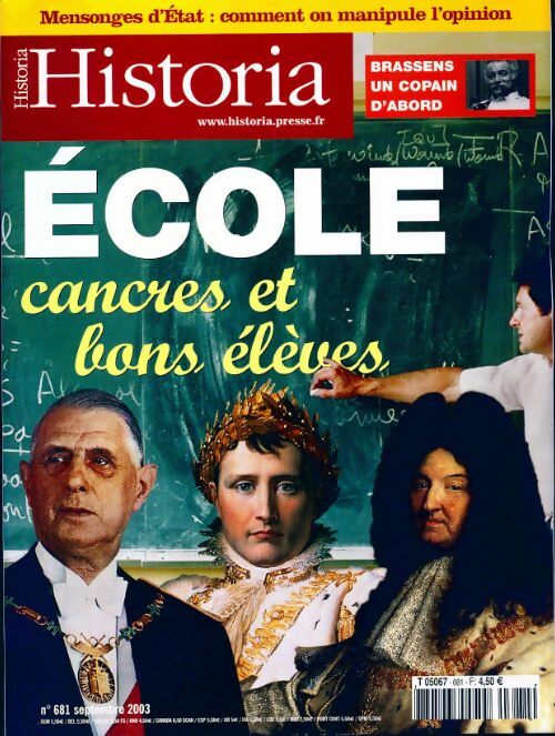 Livrenpoche : Historia n°681 : L'école - Collectif - Livre