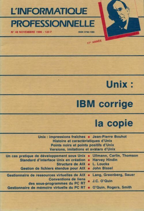 Livrenpoche : L'informatique professionnelle n°48 - Collectif - Livre