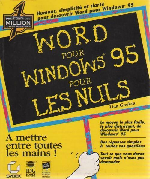 Livrenpoche : Word pour Windows 95 pour les nuls - Dan Gookin - Livre