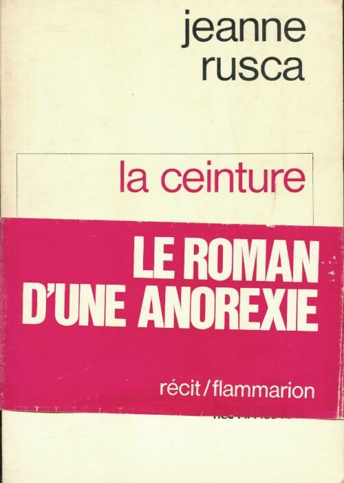 Livrenpoche : La ceinture - Jeanne Rusca - Livre