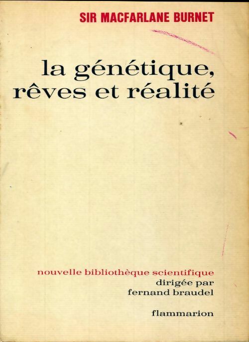 Livrenpoche : La génétique, rêves et réalité - Macfarlane Burnet - Livre