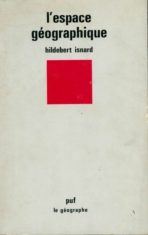 Livrenpoche : L'espace géographique - Hildebert Isnard - Livre