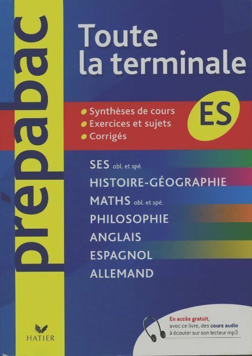 Livrenpoche : Toute la Terminale ES - Jean-Claude Drouin - Livre