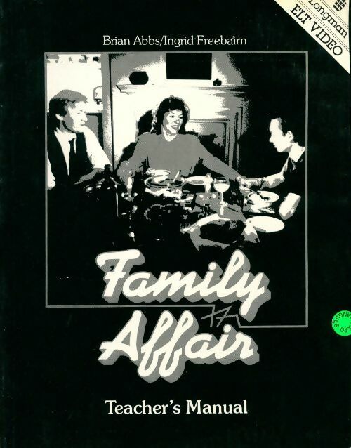 Family Affair Teacher's manual - Brian Abbs -  Longman GF - Livre