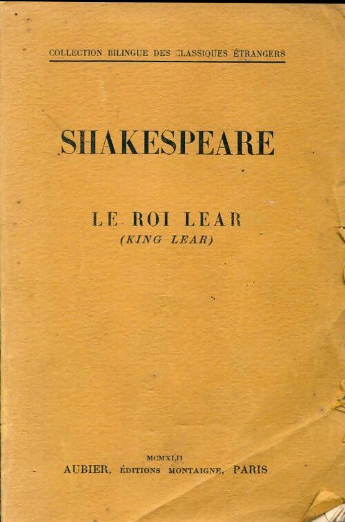 Livrenpoche : Le roi Lear - William Shakespeare - Livre