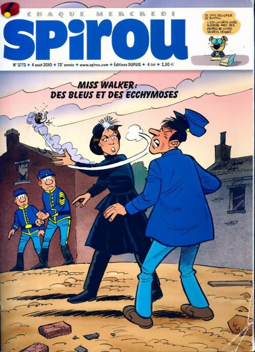 Spirou n°3773 : Miss Walker : Des bleus et des ecchymoses - Collectif -  Spirou - Livre