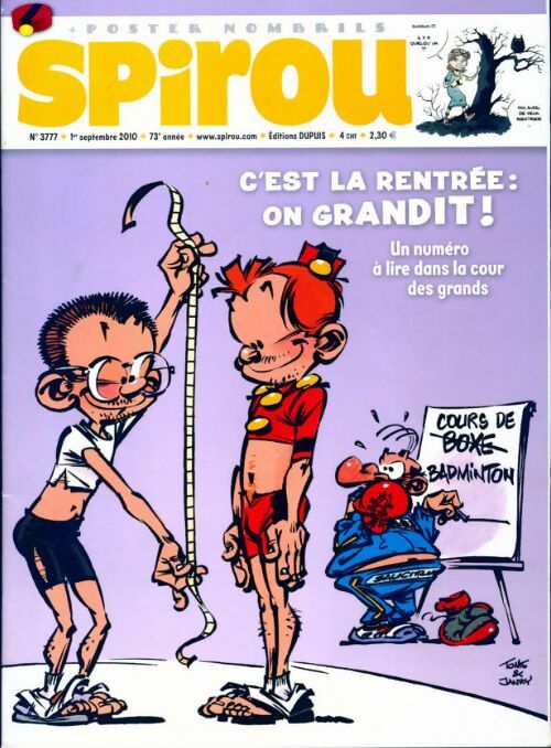 Livrenpoche : Spirou n°3777 : C'est la rentrée : on grandit ! - Collectif - Livre