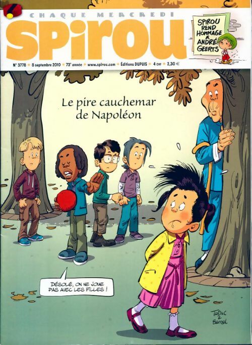 Livrenpoche : Spirou n°3778 : Le pire cauchemar de Napoléon - Collectif - Livre