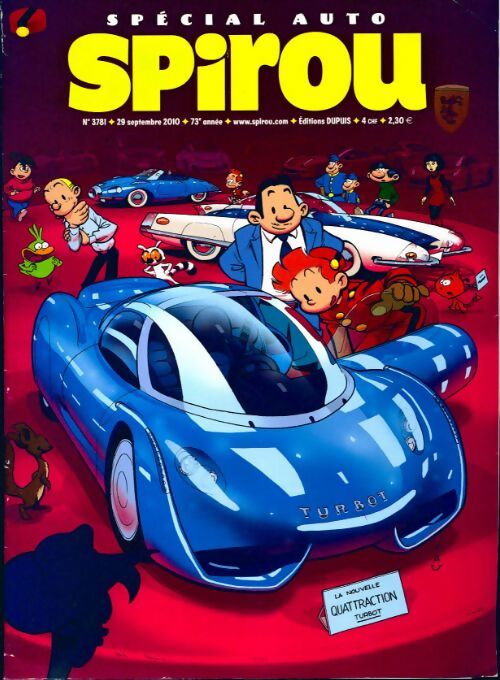 Livrenpoche : Spirou n°3781 : Spécial auto - Collectif - Livre