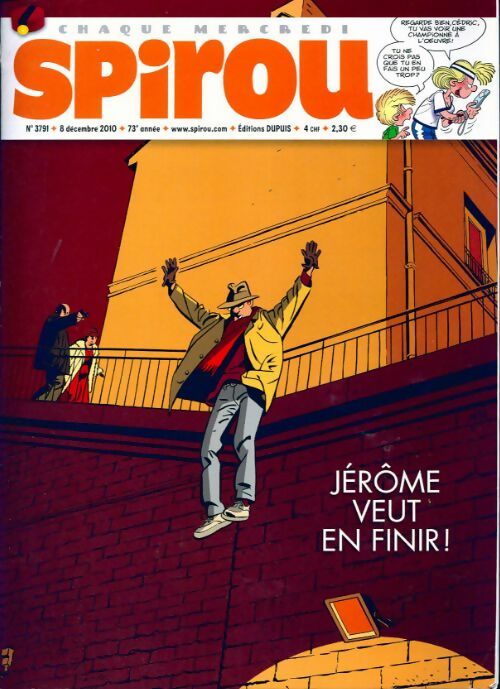 Spirou n°3791 : Jérôme veut en finir ! - Collectif -  Spirou - Livre
