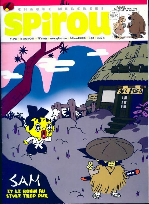 Livrenpoche : Spirou n°3797 : Sam et le Ronin au style trop pur - Collectif - Livre