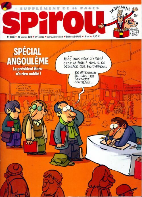 Livrenpoche : Spirou n°3798 : Spécial Angoulême - Collectif - Livre
