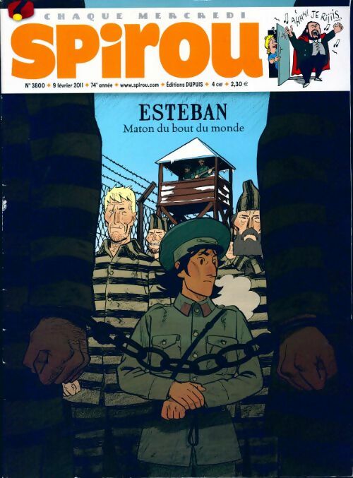 Livrenpoche : Spirou n°3800 : Esteban, maton du bout du monde - Collectif - Livre