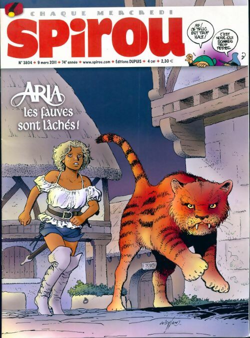 Livrenpoche : Spirou n°3804 : Aria, les fauves sont lâchés - Collectif - Livre