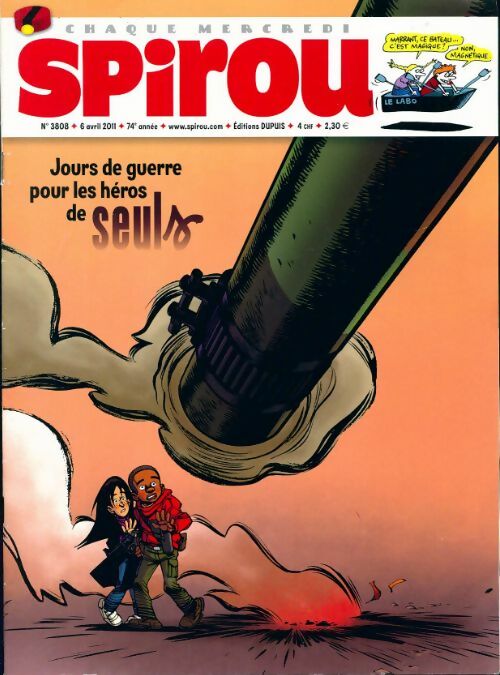 Livrenpoche : Spirou n°3808 : Jours de guerre pour les héros de seuls - Collectif - Livre