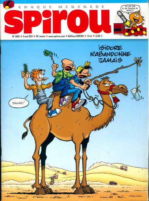 Livrenpoche : Spirou n°3812 : Isidore n'abandonne jamais - Collectif - Livre