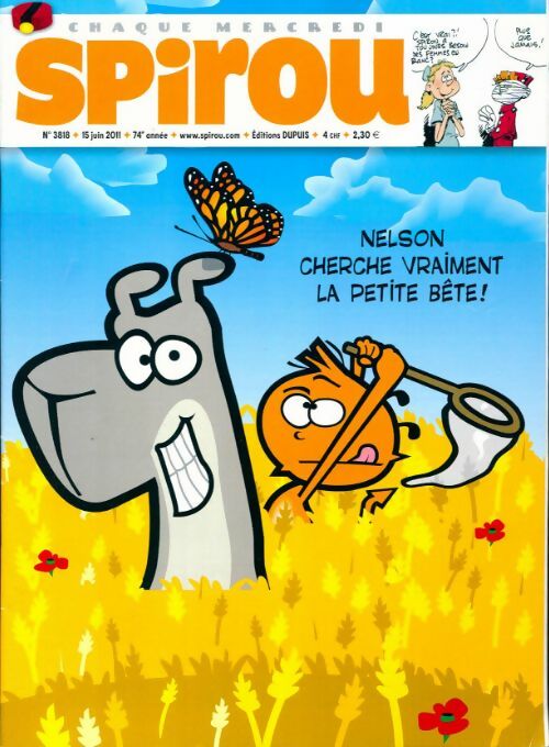 Livrenpoche : Spirou n°3818 : Nelson cherche vraiment la petit bête ! - Collectif - Livre