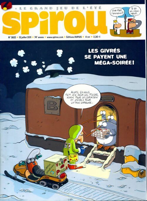 Livrenpoche : Spirou n°3822 : Les givrés se payent une méga soirée ! - Collectif - Livre