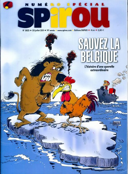 Spirou n°3823 : Sauvez la Belgique - Collectif -  Spirou - Livre