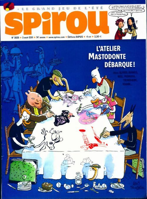 Spirou n°3825 : L'atelier MAstodonte débarque ! - Collectif -  Spirou - Livre
