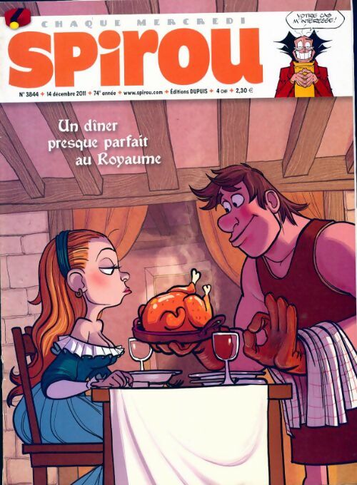 Livrenpoche : Spirou n°3844 : Une dîner presque parfait au royaume - Collectif - Livre