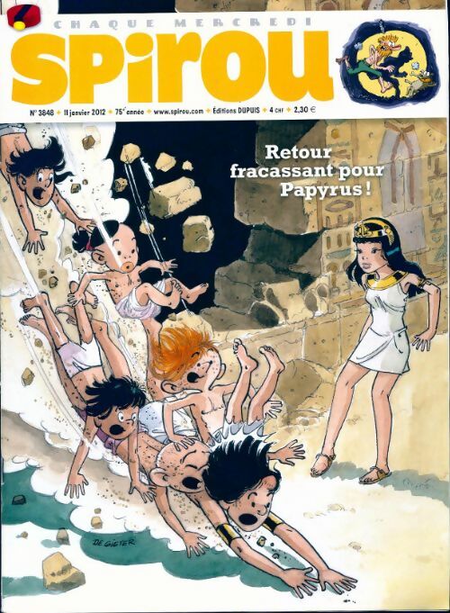 Livrenpoche : Spirou n°3848 : Retour fracassant pour Papyrus ! - Collectif - Livre