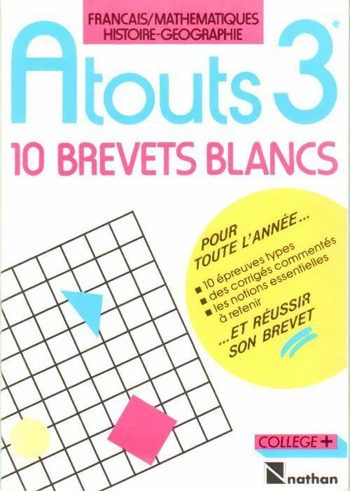 Livrenpoche : 3e 10 brevets blancs - Collectif - Livre