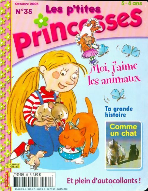 Livrenpoche : Les p'tites princesses n°35 : Moi j'aime les animaux / Comme un chat - Collectif - Livre