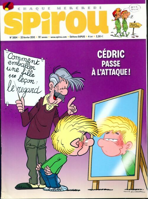 Livrenpoche : Spirou n°3854 : Cédric passe à l'attaque ! - Collectif - Livre