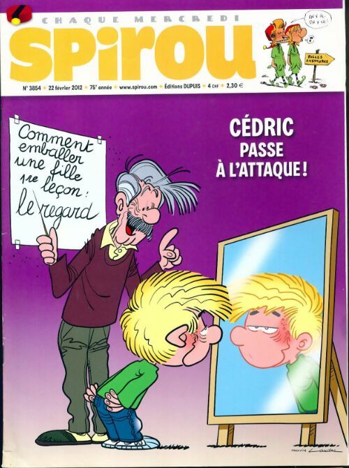 Spirou n°3854 : Cédric passe à l'attaque ! - Collectif -  Spirou - Livre