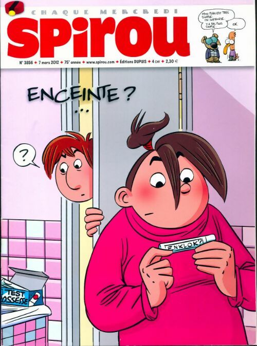 Livrenpoche : Spirou n°3856 : Enceinte ? - Collectif - Livre