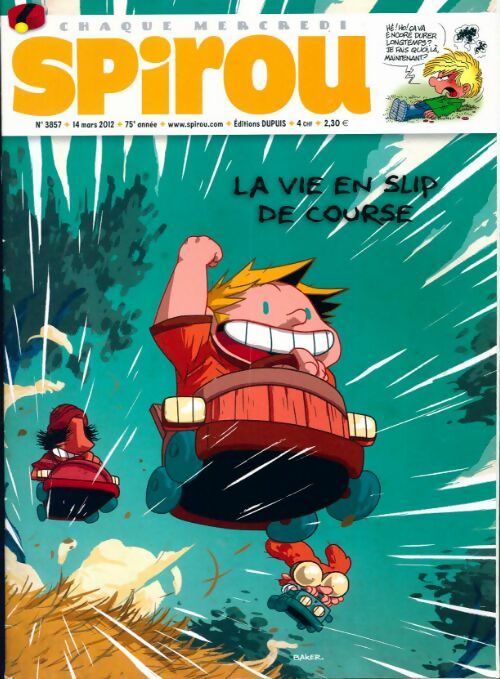 Livrenpoche : Spirou n°3857 : La vie en slip de course - Collectif - Livre