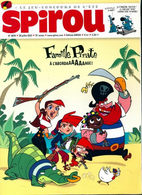 Livrenpoche : Spirou n°3876 : Famille Pirate à l'abordaaaage - Collectif - Livre