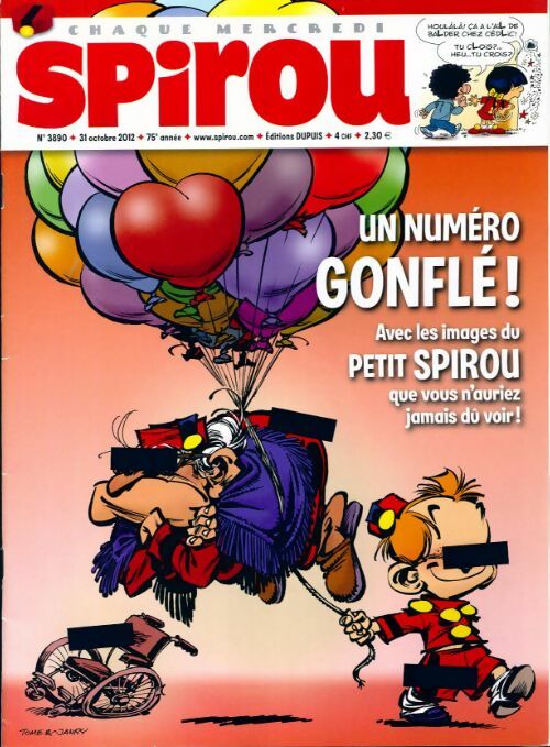 Livrenpoche : Spirou n°3890 : Un numéro gonflé ! - Collectif - Livre