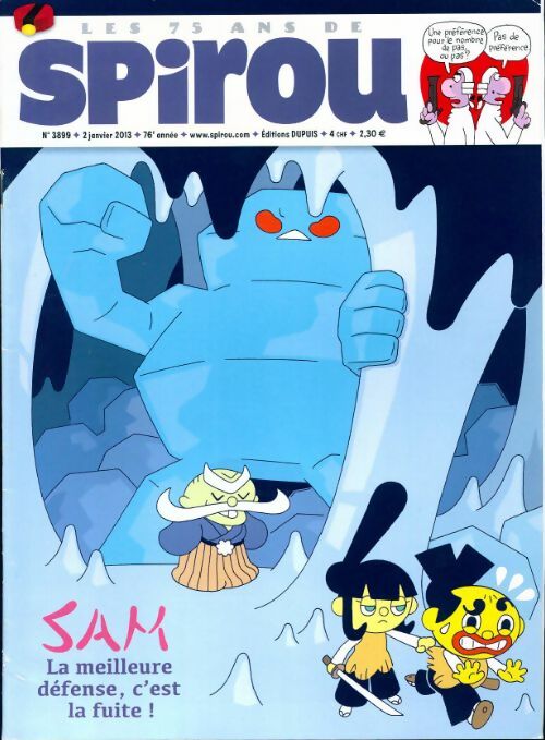 Livrenpoche : Spirou n°3899 : Sam, la meilleure défense, c'est la fuite ! - Collectif - Livre