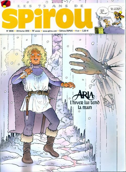 Livrenpoche : Spirou n°3906 : Aria, l'hiver lui temps la main - Collectif - Livre
