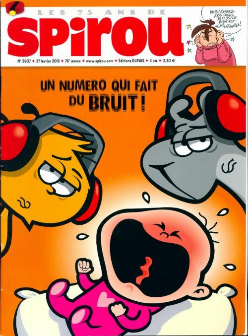Livrenpoche : Spirou n°3907 : Un numéro qui fait du bruit - Collectif - Livre