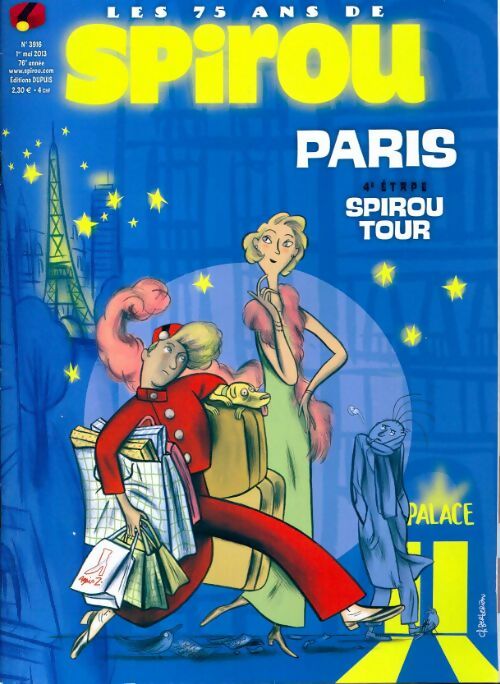 Livrenpoche : Spirou n°3916 : Paris, 4e étape Spirou tour - Collectif - Livre